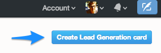 create new Twitter card